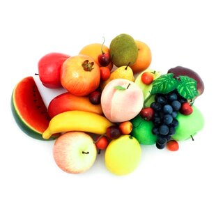 16 Pcs Fake Fruits Pack, Artificial Fruits for Decoration Kitchen Home,  Display Fruits for Dining Table Decor, Realistic Fake Food Apple Peach  Oranges