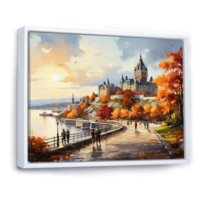 «Québec City Touristic City II», reproduction d'art sur toile Québec