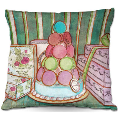 Coussin décoratif laduree window magasiner ii