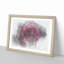 Fuscia Pink Carnation in Abstract - Picture Frame Graphic Art Print-55727085-55727086
