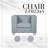 Saree Chair,Light Teal Chenille