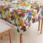 Rectangular Tablecloth, 100% Cotton, Floral 191-885420981