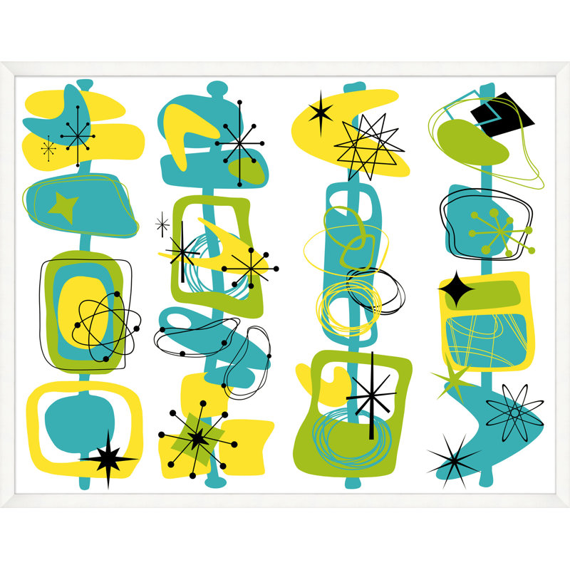 Retro Totem Collection Print by Christopher Kennedy