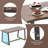 Thiana Metal Base Dining Table-1409199583