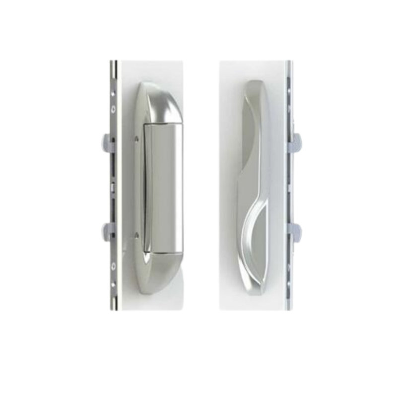 Plaque de poussée coulissante Interlock Intuition, Argent argent