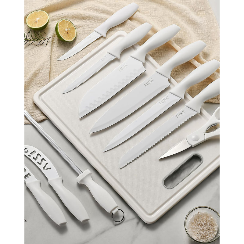 19 Pcs Kitchen Knife Set, Stainless Steel, Rust Resistant