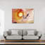 «Vibrant Bird Sunset», art dramatique paisible au lever du soleil-129004645
