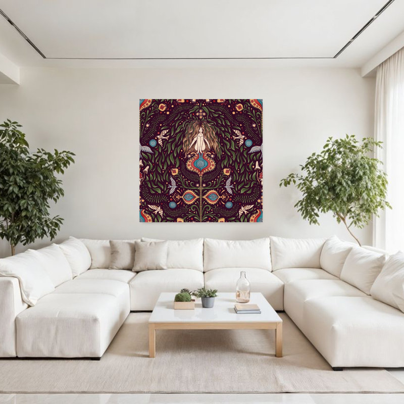 Art contemporain contemporain, H 48 po x l 48 po