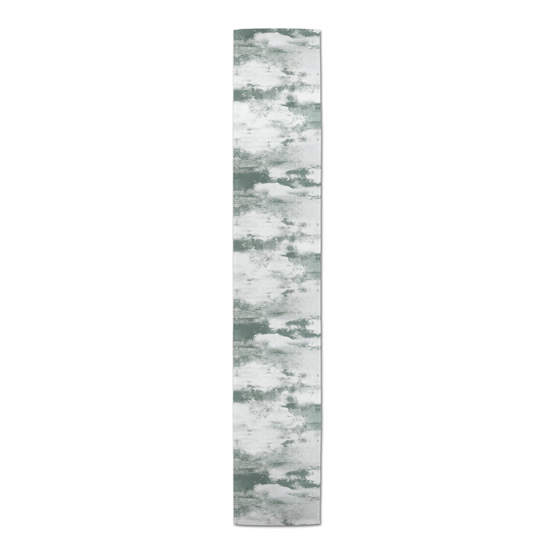 Chemin de table Askey, 90 po x 16 po, Vert
