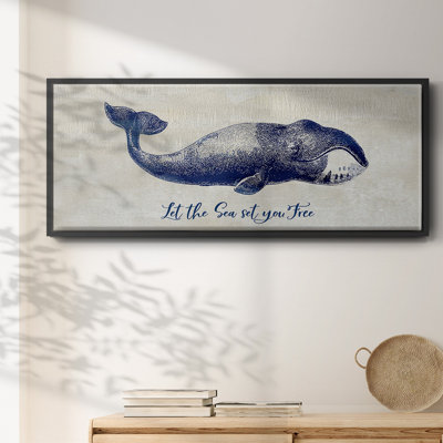 «Let The Sea Set You Free», toile encadrée