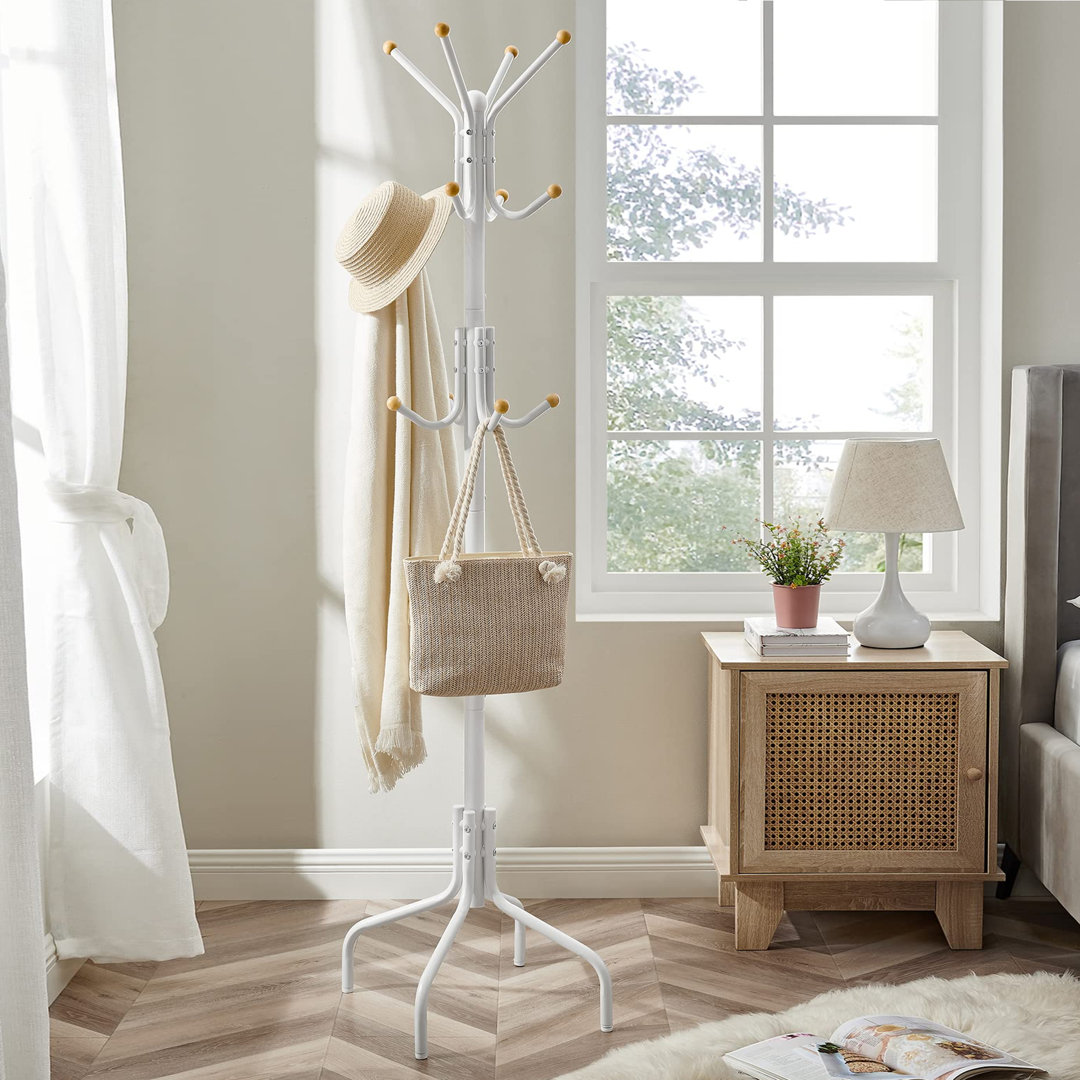Steel Freestanding 12 - Hook Coat Rack