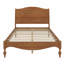 Base de lit traditionnelle en bois avec tête de lit élégante-249280716-249280705