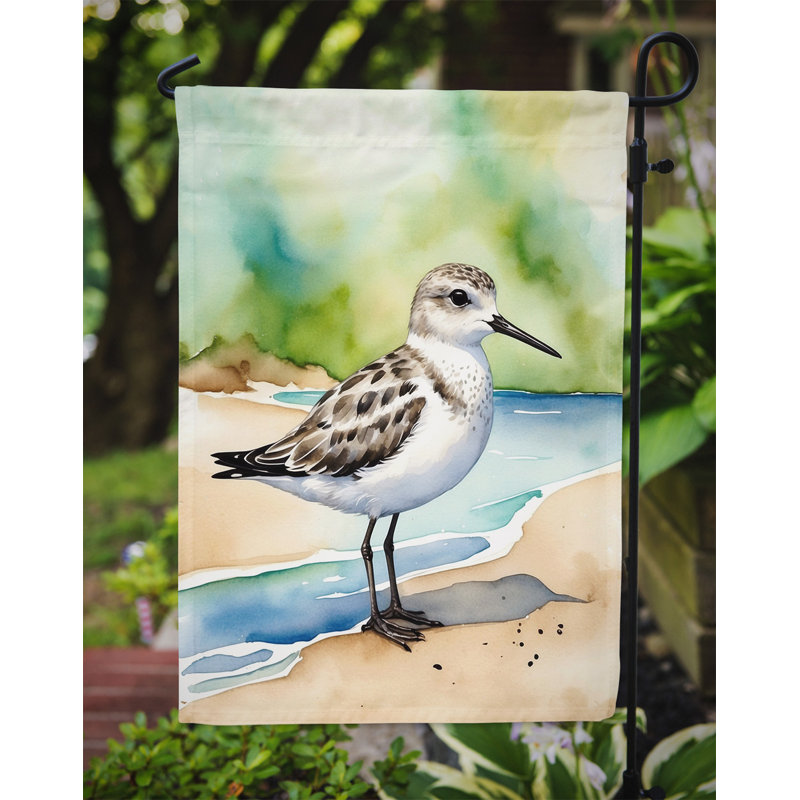 Drapeau de jardin Surfbird Bird, Sanderling