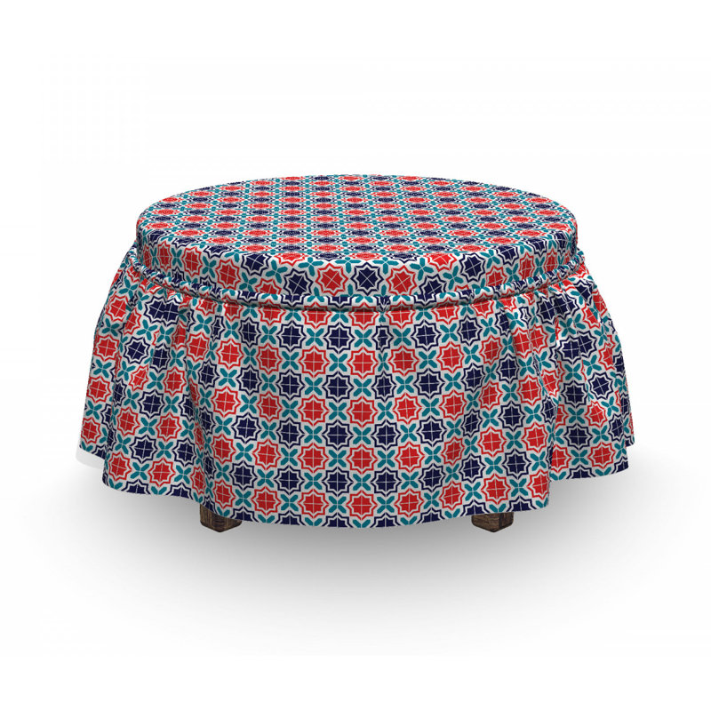 Housse pour repose-pieds star tiles