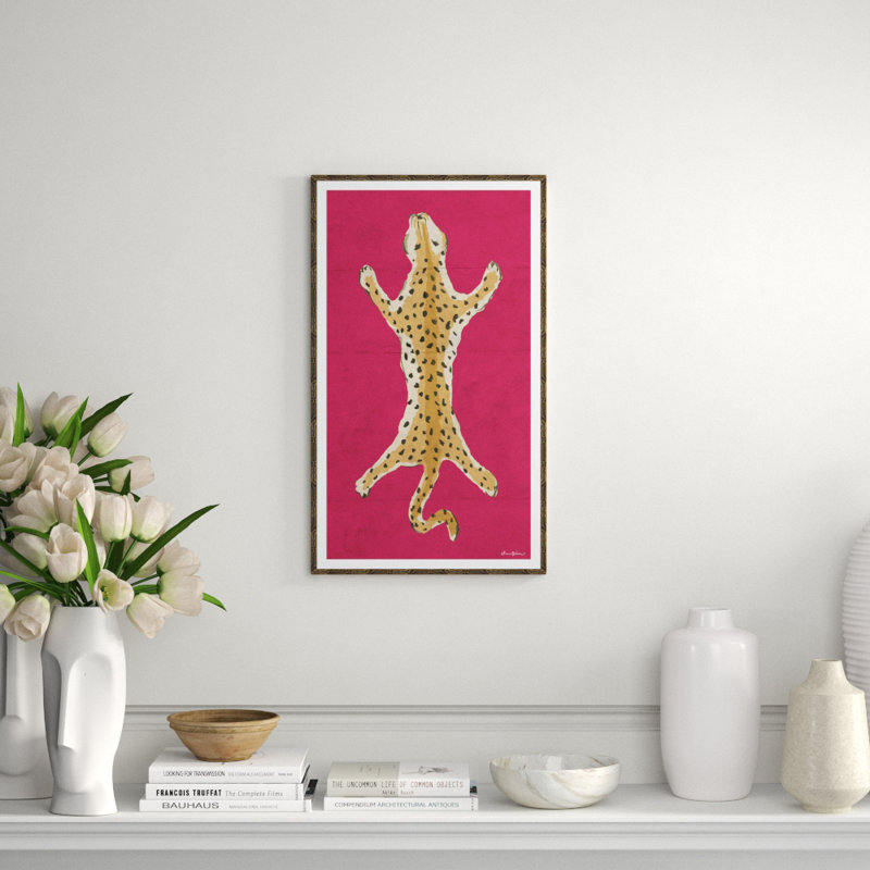 Leopard Series Giclee Print by Dana Gibson, White