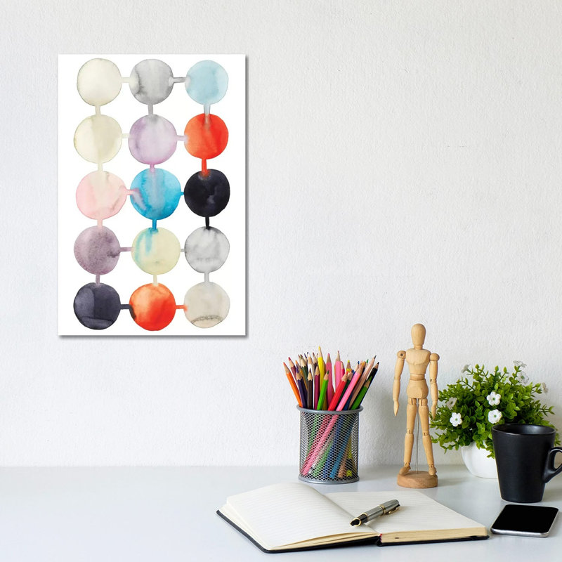 Connect The Dots I by Grace Popp - Wrapped Canvas Painting, 30.48cm H x 20.32cm W x 1.91cm D