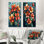 Kinkade I - Collection d'art mural floral 2 pièces
