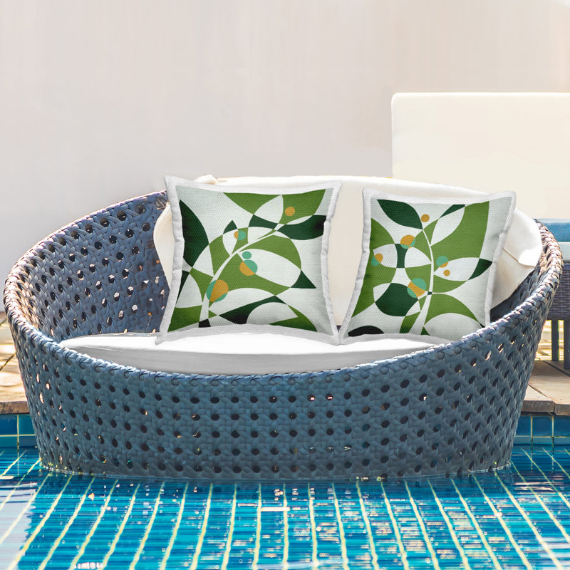 Abstract Outdoor Throw Pillow