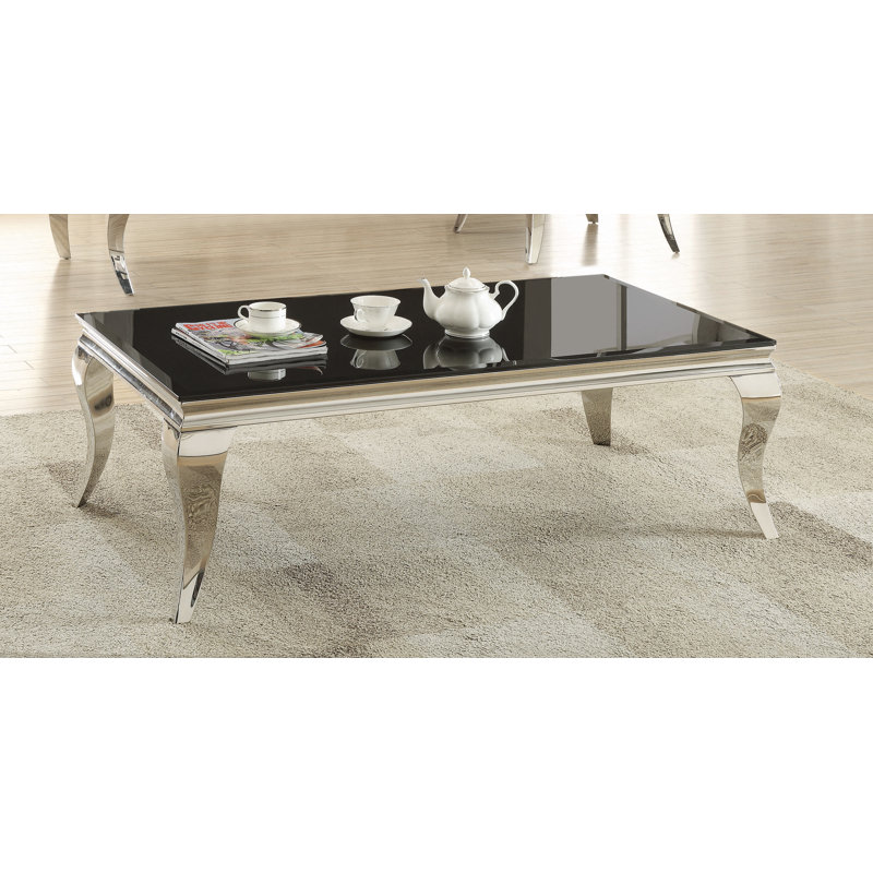 Table basse 4 pieds Dace, Noir