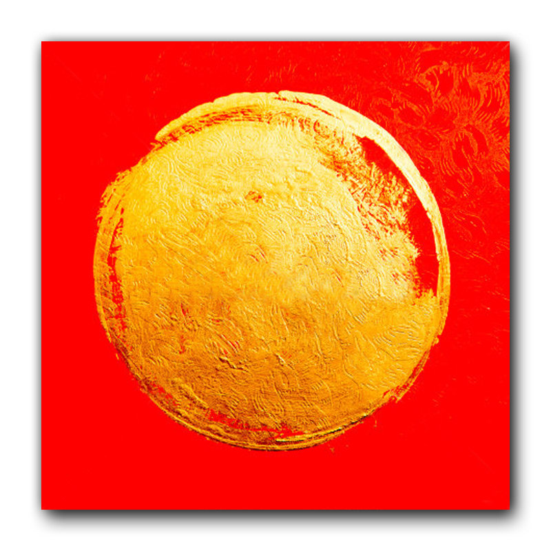 Nautical Zen " Zen ", 36" H x 36" W x 2.5" D, Aluminum