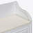 Rustic Multifunctional Storage Bench (White+Beige)-950131301