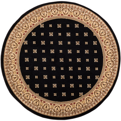 Tapis oriental noir Desborough