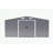 Outdoor metal Shed with Windows and vents-114879882