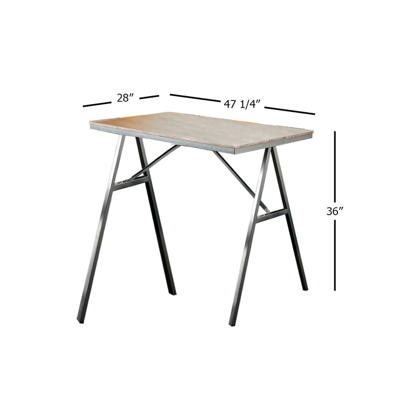 Metal Base Dining Table