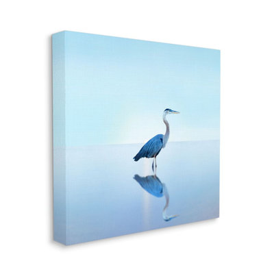 « beach héron ocean oiseau animal » par james mcloughlin-reproduction de photo