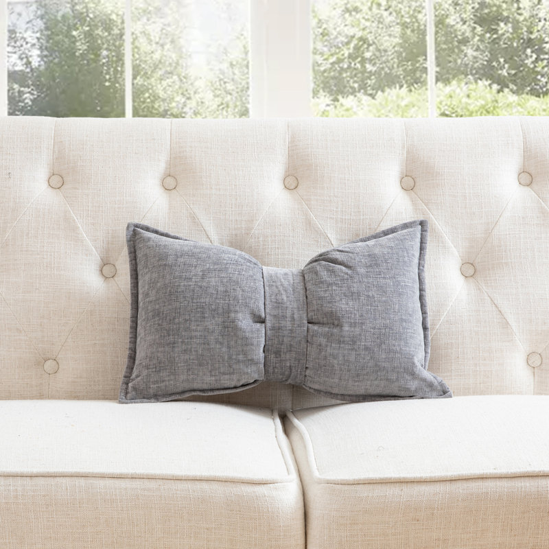 Coussin SEVERLE SOLID, Polyester, Gris