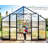 Grower’s Haven 12 x 13.5 x 9 ft. Polycarbonate Greenhouse - Outdoor Aluminum Greenhouse with Quick Connect Fittings