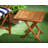 Adjustable Teak Side Table