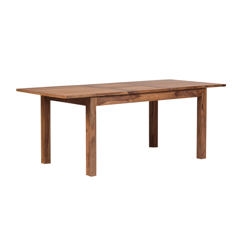 Kanwal Extendable Solid Wood Dining Table, 30'' H x 32'' W x 52'' L