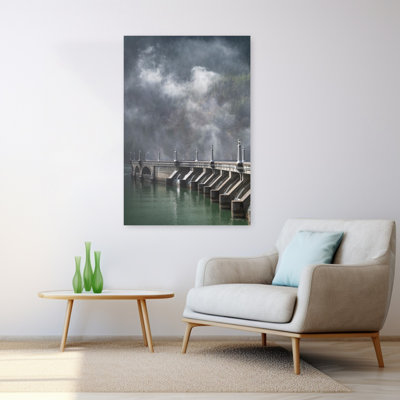 Diablo Dam 1 Piece Wrapped Canvas Wall Art