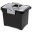 Boîte de rangement portable verrouillable avec compartiment supplémentaire et poignée Sterilite-138007822