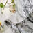 Linen Blend Toile Blackout Thermal Rod Pocket Tie Up Curtain Single Curtain Panel-819475227
