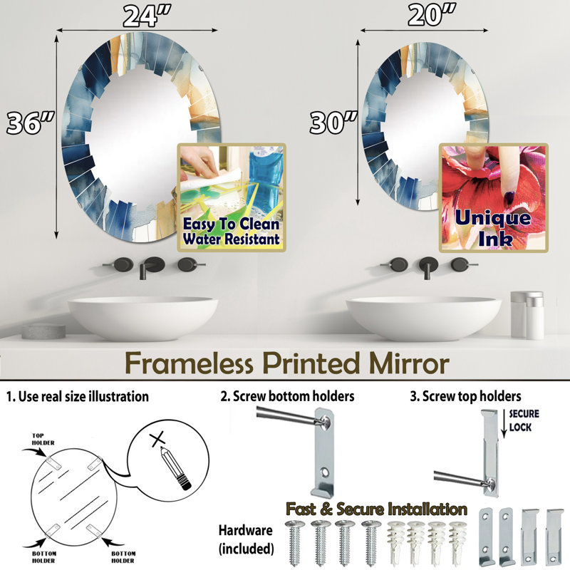 Miroir Lannion, 30 po x 20 po