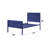 Cargo Blue Finish Bed-1281925162