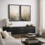 «Minimal Wildflower Meadow», art de chambre à coucher, impression sur toile encadrée-406161273-406161269
