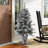 4' Lighted  Artificial Flocked Pine Christmas Tree Potted (Set of 2)