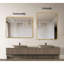 Miroir mural rectangulaire 24 po x 36 po pour attrait de salle de bain contemporain, miroir HD de 4 mm, cadre en aluminium rouillé, guide d'installation Vibe moderne, verre, aluminium, conception incassable, facile à-1831919904
