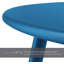 Petite table d'appoint ronde pour l'extérieur avec pieds réglables 18 po Table d'appoint moderne pour paon de patio