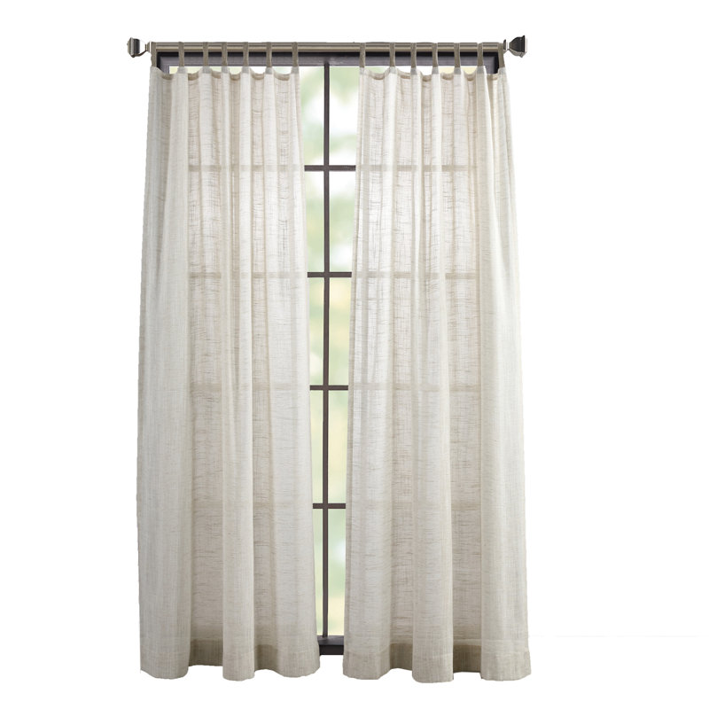 Paire de rideaux en jute DCLY Classic