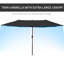 Parasol de plage 180 po Saahir