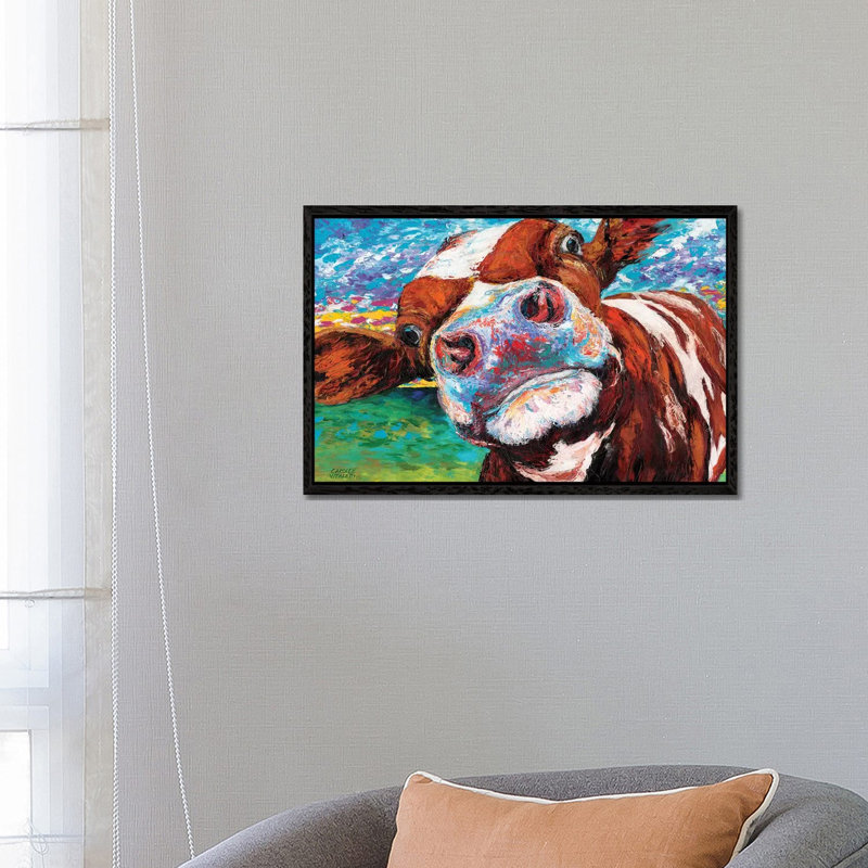 Carolee Vitaletti - Print on Canvas, 66.04 cm H x 45.72 cm W x 4.445 cm W, Black Floater Framed