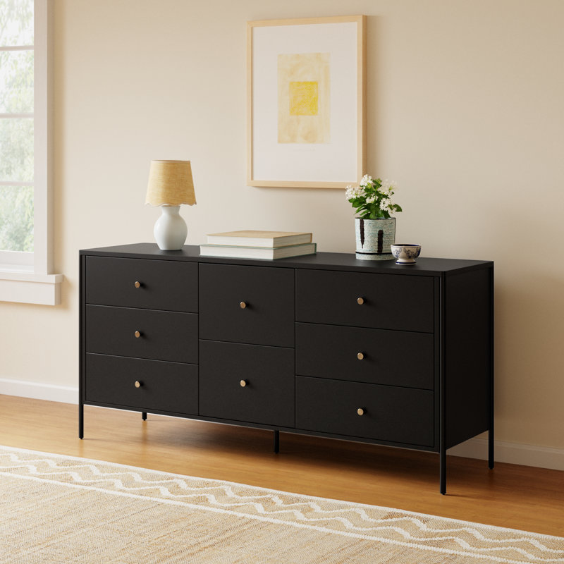 Acer Iron 70'' W 8 - Drawer Dresser