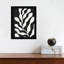 Retro Matisse Inspired Abstract Botanical 3 Black-1850115858-1850115859