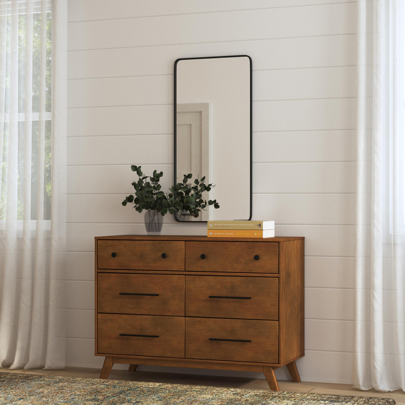 Otto 6-Drawer Dresser, Walnut