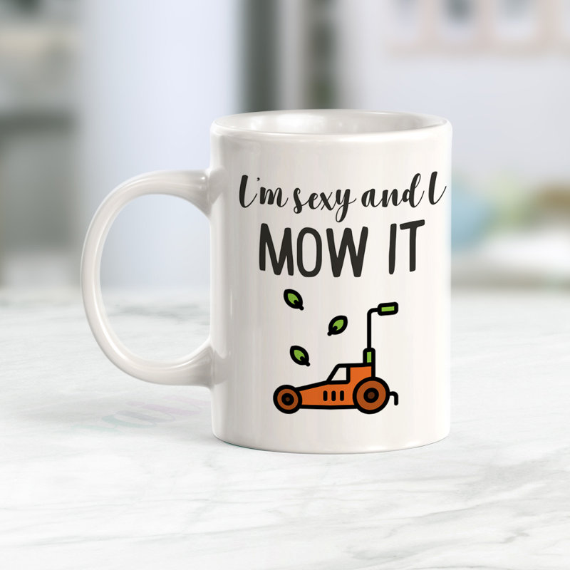 I'm I'm And And Mow It 15Oz, Ensemble de verres à lait, Plastique polypropylène