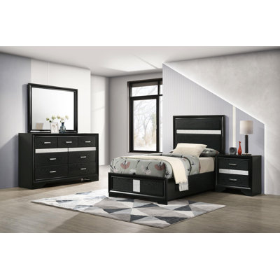 Ensemble de chambre à coucher 4 pièces Miranda